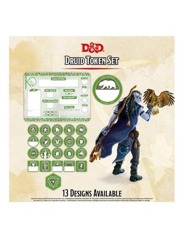 D&D Tokens & Combat Tile set -  Druid