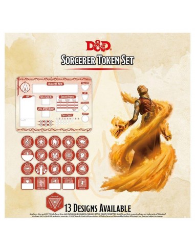 D&D Tokens & Combat Tile set -  Sorcerer