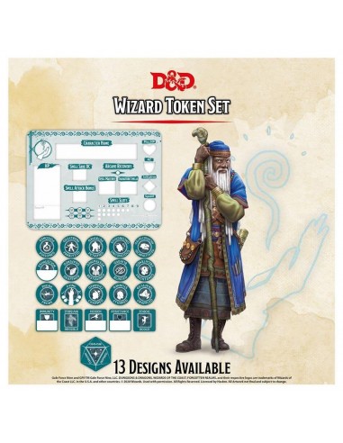 D&D Tokens & Combat Tile set -  Wizard